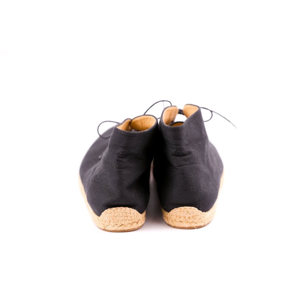 Christian Louboutin Men’s Shoes Espadrille Woven Black - Picture 6 of 7